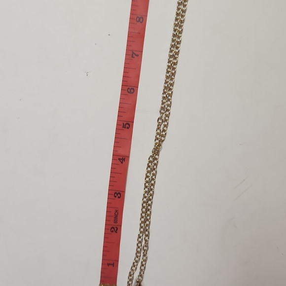 NWT Cookie Lee Vintage Creme Enamel Elegant Goldtone Flower Pendant Necklace - Picture 12 of 12